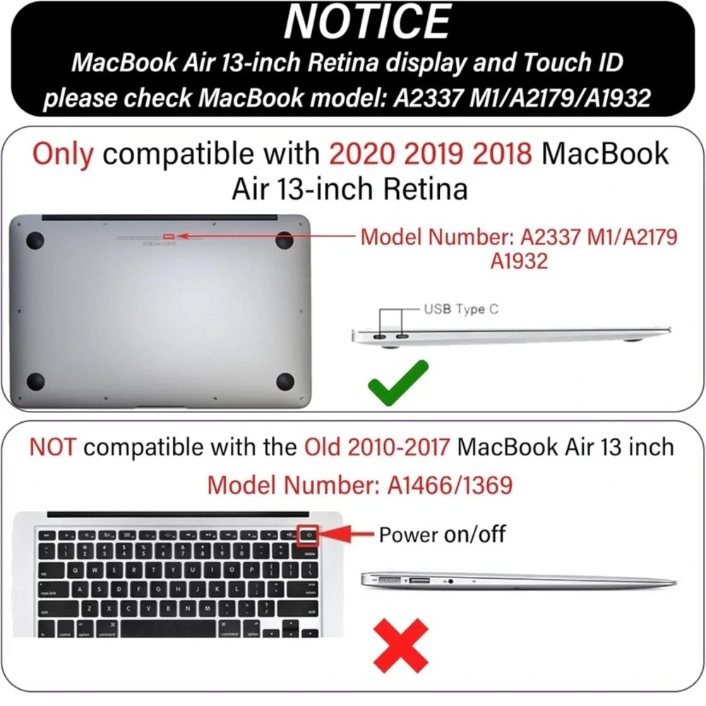 Apple MacBook Clear Protective Case